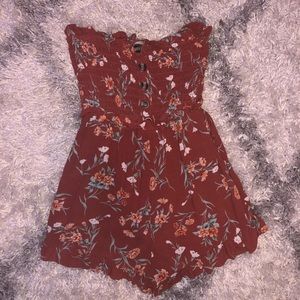 American Eagle size small strapless romper